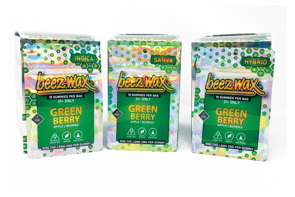 Holographic Green Berry THC Gummies