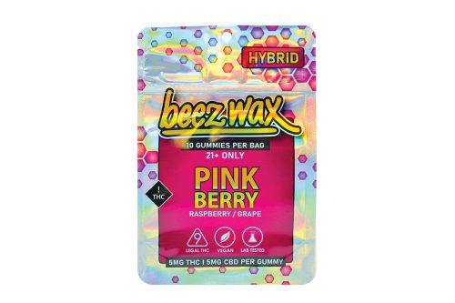 Holographic Pink Berry THC Gummies