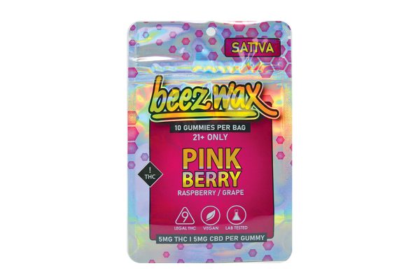 Holographic Pink Berry THC Gummies