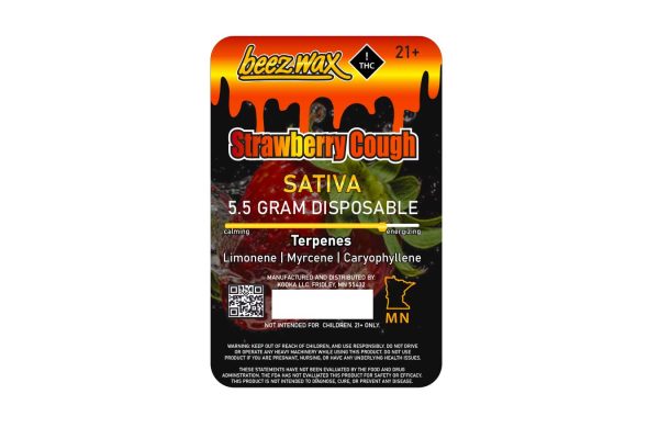 5.5 Gram Disposable Strawberry Cough