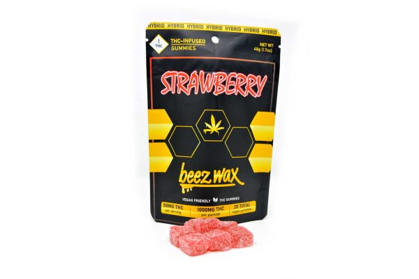 50MG THC Infused Strawberry Gummies