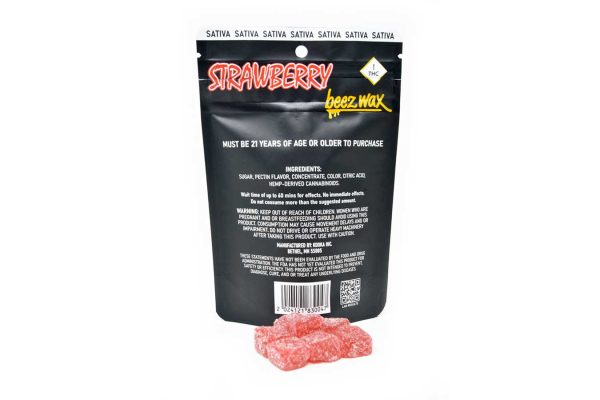 50MG THC Infused Strawberry Gummies