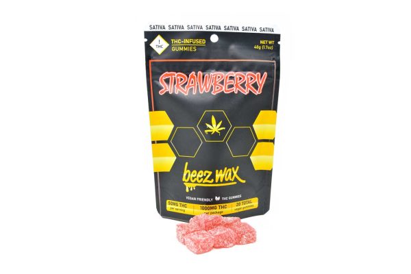 50MG THC Infused Strawberry Gummies