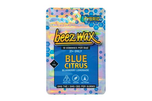 Holographic Blue Citrus THC Gummies