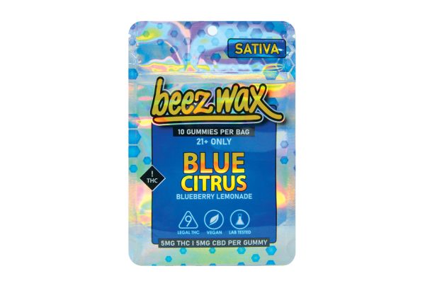 Holographic Blue Citrus THC Gummies
