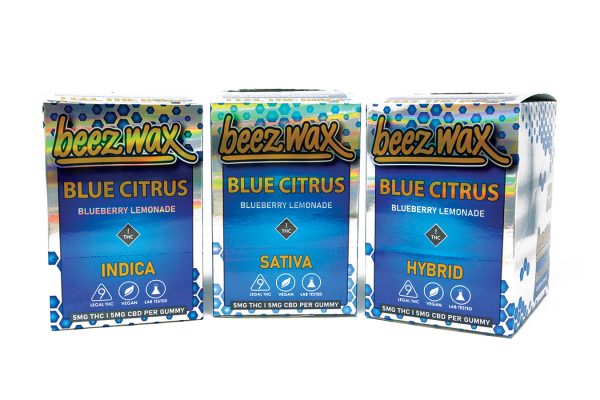 Holographic Blue Citrus THC Gummies