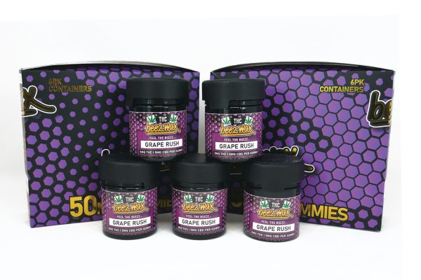 Beezwax Grape Rush THC Gummies