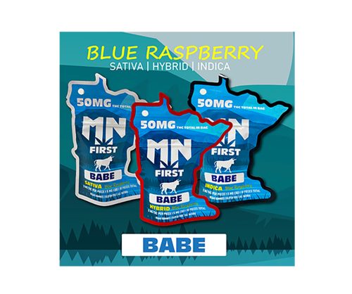 THC Blue Raspberry Gummies